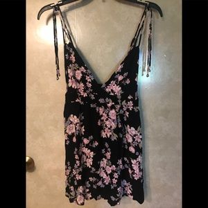 Floral beach cover up